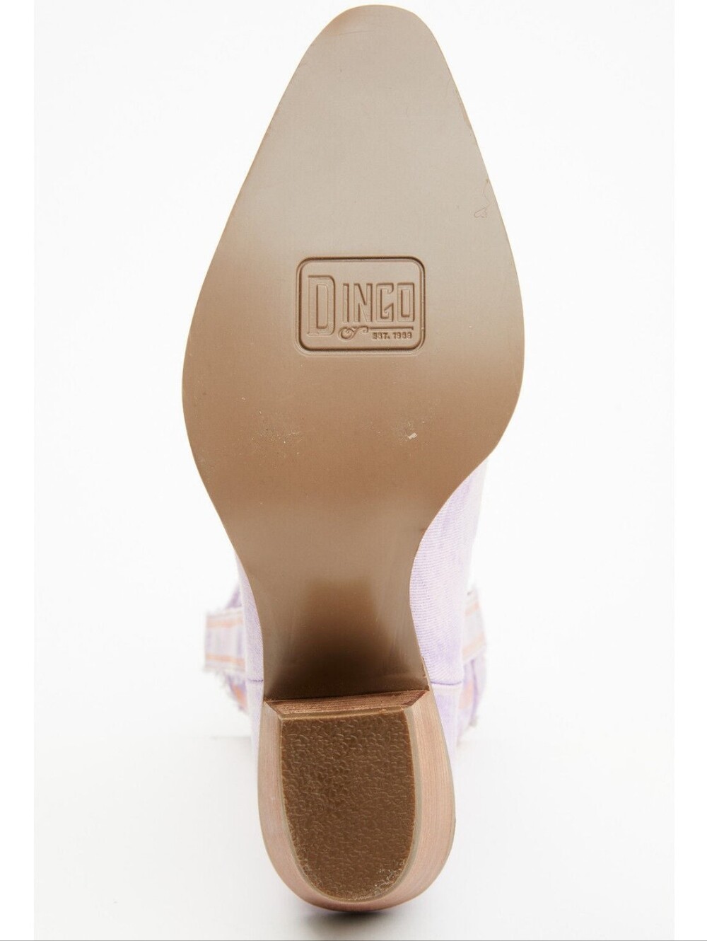 Dingo Lavender Cowboy Boots  Y'all Need Dolly Western Boots - Snip Toe Size 10 - Picture 13 of 16
